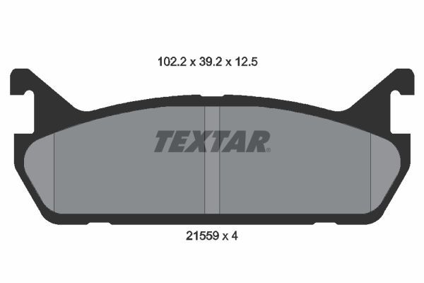 Fren Disk Balata Ön Mazda 323 Sedan (BG)(06.1989->)  TEXTAR 2155901