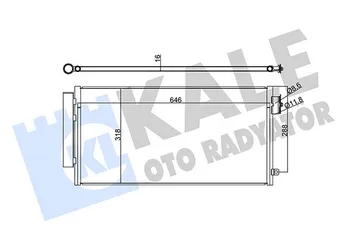 Klima Radyatörü  KALE 347285  51887955 52102801