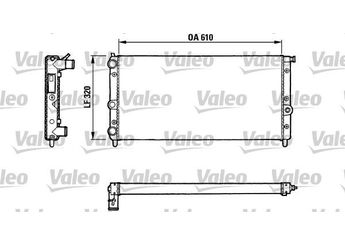 Su Radyatörü  VALEO 811067  A1685001602 7586746 7691274