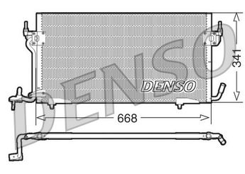 Klima Radyatörü  DENSO DCN21011  6455W2 6455.W2 6455AW 6455.AW