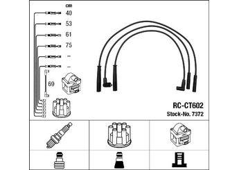 Buji Kablosu  NGK 7372  