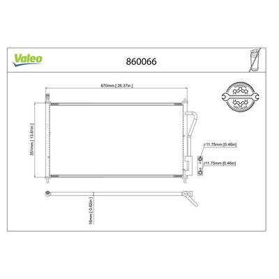 Klima Radyatörü  VALEO 860066