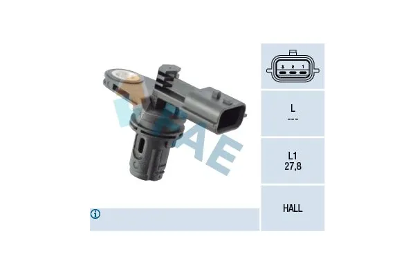 Eksantrik Devir Sensörü  Smart Fortwo Cabrio (11.2015->)  PSA ORJINAL 95519129