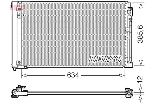 Klima Radyatörü  DENSO DCN46038