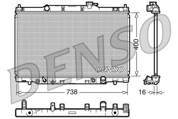 Su Radyatörü  DENSO DRM40013