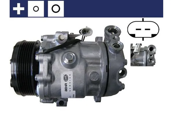 Klima Kompresörü  Opel Corsa C (2000->)  MAHLE ACP 83 000S