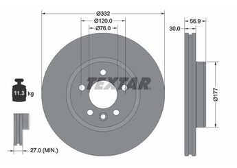 Fren Disk Ayna Ön Sağ ve Sol BRAXIS AE1083  2H6615301