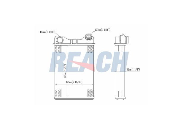 Kalorifer Radyatörü  Fiat Punto (188) 3/5 Kapı (09.1999->)  MGA 81246