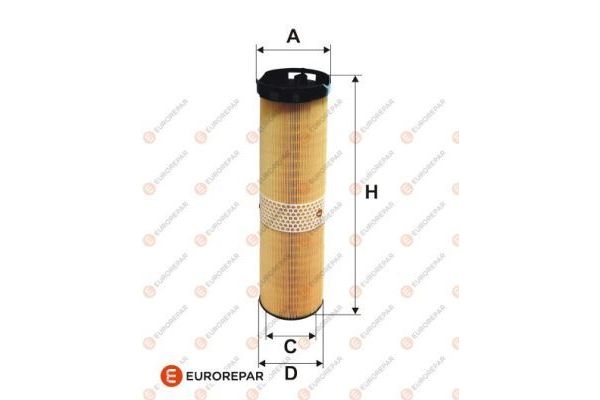 Hava Filtresi  Mercedes C -Serisi Sedan (BM 204)(01.2007->)  EUROREPAR 1612866380