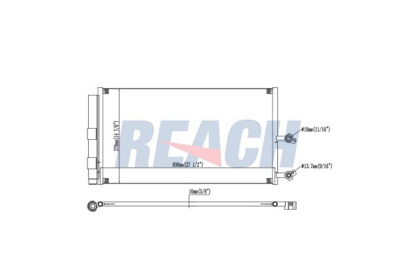 Klima Radyatörü  ORİS CVO784016