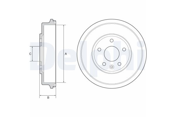 Kampana Arka Sağ veya Sol DELPHI BF556
