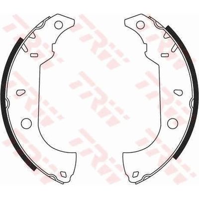Fren Pabuçlu Balata Arka Fiat Tempra (159) 4 Kapı (1990->)  TRW GS8614