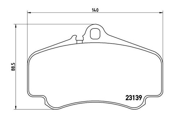 Fren Disk Balata Ön Porsche 911 (Typ 996)(1997->)  BREMBO P 65 011