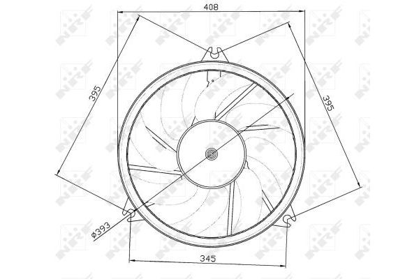 Radyatör Fan ve Motoru  NRF 47049