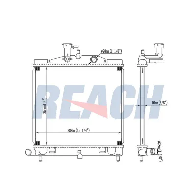 Su Radyatörü  Kia Picanto (SA)(2004->)  AXAM 05-01-05-0189