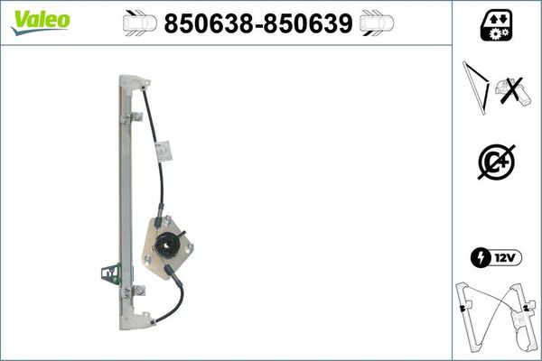 Cam Krikosu Arka Sol VALEO 850638