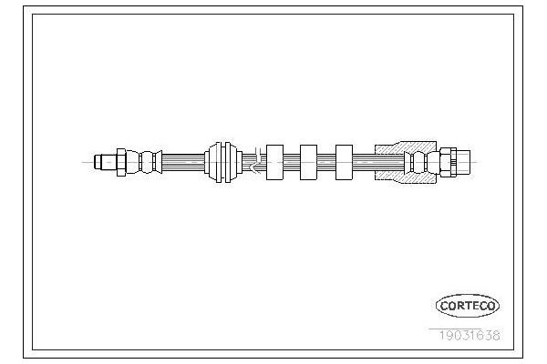 Fren Hortumu Ön Sağ veya Sol BMW M5 Serisi (E60)(2004->)  FROW 818.1112.001