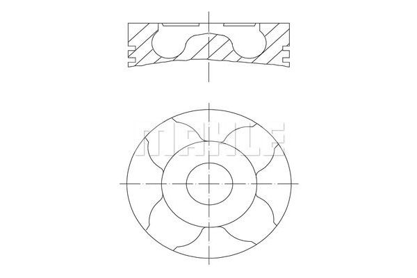 Piston (75.00MM-STD)  Peugeot 207 CC Cabrio-Coupe (02.2007->)  SUPSAN ZZ005-109-STD-020