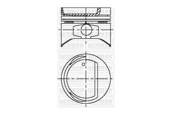 Piston (73.50MM-0.50)  KING PISTON 18-4510093