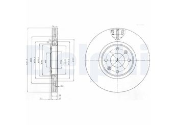 Fren Disk Ayna Ön Sağ ve Sol DELPHI BG4002  1606308280 1618859580 4246C0 4246P5 424933 424985 9687602180 9809266280 4246.C0 4246.P5 4249.33 4249.85