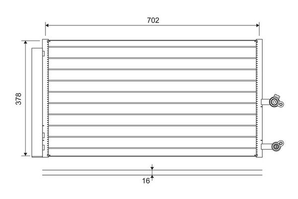 Klima Radyatörü  Volvo XC90 (10.2014->)  VALEO 822645