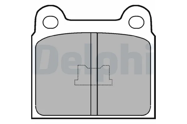 Fren Disk Balata Ön Volkswagen Jetta I (161/163)(08.1979->1981)  DELPHI LP76