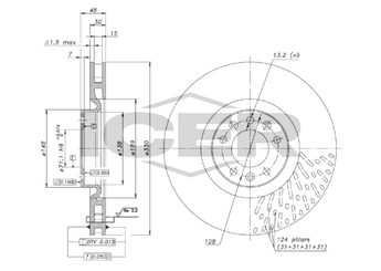 Fren Disk Ayna Ön Sağ ve Sol AYD 50923  9804605780 1642761480