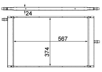 Su Radyatörü  MAHLE CIR 7 000P  LR012759 PCC500380 PCC500690