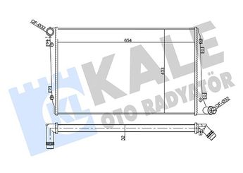 Su Radyatörü  KALE 356930  21410 BA61A 1K0121251AL 1K0.121.251 AL 1K0121251AN 1K0.121.251 AN 1K0121251BL 1K0.121.251 BL 1K0121251DP 1K0121251EJ 3C0121253AK 3C0.121.253 AK 3C0121253R 3C0.121.253 R 3C0121253BL