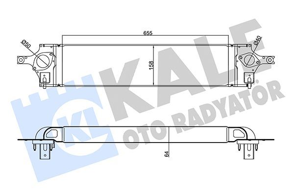 Turbo Radyatörü  Nissan X-Trail (T31)(03.2007->)  BSG 63-535-006