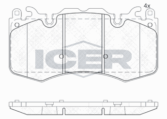 Fren Disk Balata Ön FTE 9001490  LR020362 LR016684 LR039526 LR064181 LR083935 LR093886 LR110075 LR110087 LR114004 LR156926 LR160069 LR163215 LR164745