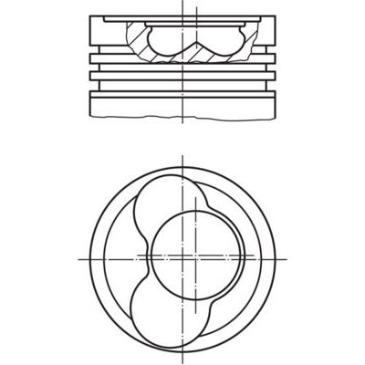 Piston (80.01MM-0.50)  MAHLE 030 66 12