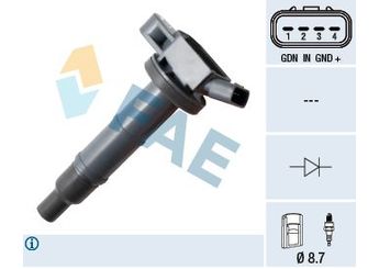Ateşleme Bobini  CADIC 45010244  9091902244 134010 9091902243 90919-02243 90919-02244 9091902266 90919-02266 9091919023 90919-19023