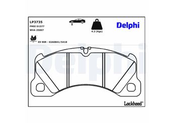 Fren Disk Balata Ön DELPHI LP3735  LP3735 9J1698151 9J1698151J 9J1698151K 9J1698151M 971698151F 971698151T