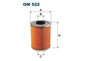 Yağ Filtresi  FILTRON OM 522  OM522 OM 522 11421130389 11 42 1 130 389 11421711560 11 42 1 711 560 11421711568 11 42 1 711 568 11421730389 11 42 1 730 389