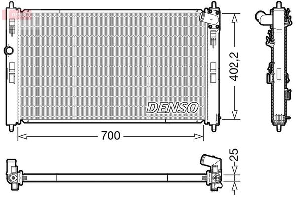 Su Radyatörü  DENSO DRM45053