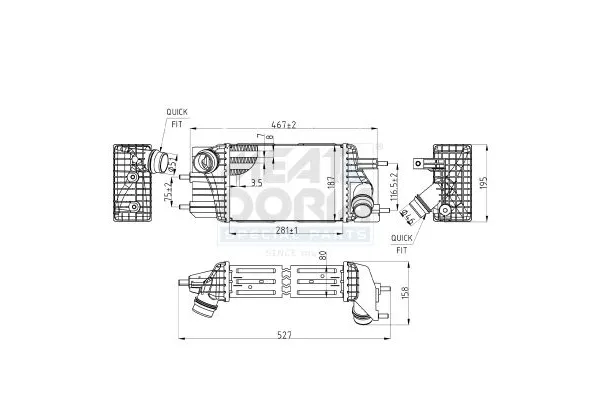 Turbo Radyatörü  MGA 80325