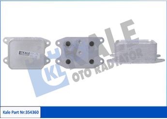 Motor Yağ Soğutucu  KALE 354360  4E117021C 4E117021B 04E117021B 04E117021C 4E117021K 04E117021K