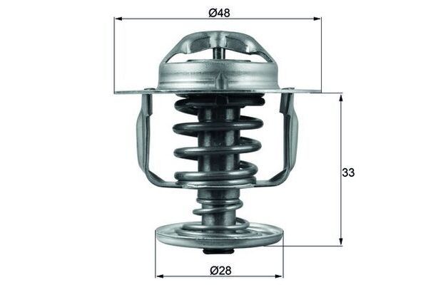 Termostat 82 °C  Toyota Picnic (M10)(1997->)  MAHLE TX 110 82D