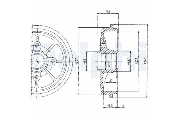 Kampana Arka Sağ veya Sol DELPHI BF392