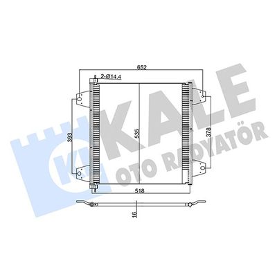 Klima Radyatörü  KALE 350325