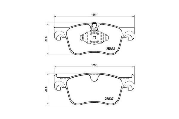 Fren Disk Balata Ön Toyota Proace City Verso (2020->)  MAGNETI MARELLI 363700461116