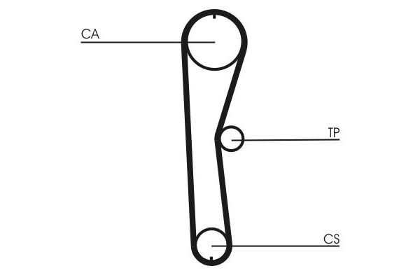 Triger Kayışı  CONTINENTAL CT824