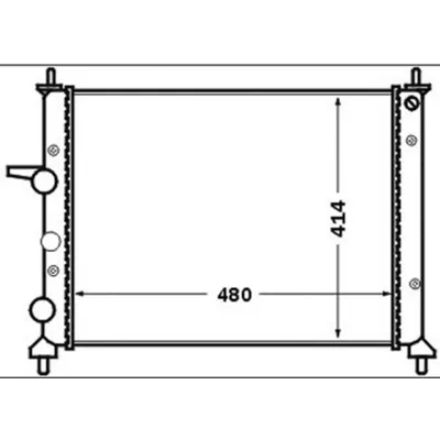 Su Radyatörü  Fiat Marea (185) Weekend (12.2001->)  MAHLE CR 1442 000S