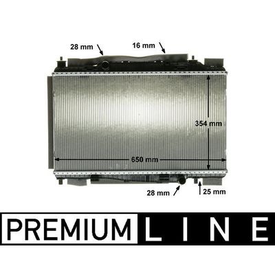 Su Radyatörü  Mercedes 124 Sedan (BM 124)(11.1984->)  MAHLE CR 88 000P