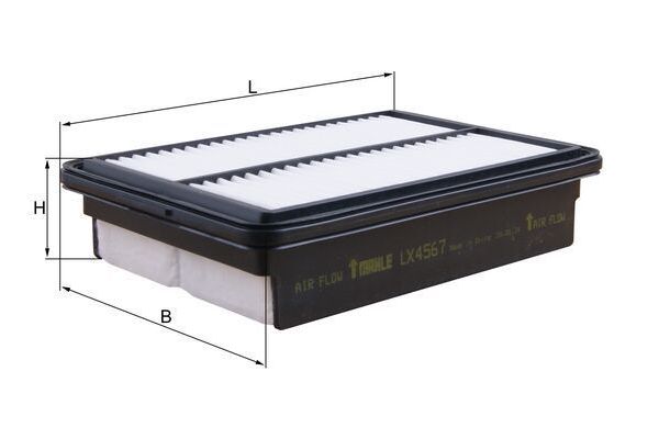 Hava Filtresi  Hyundai Kona (SX2)(05.2023->)  MAHLE LX 4567