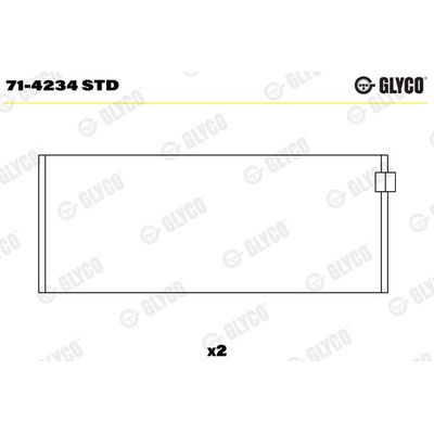 Kol Yatak (STD)  GLYCO 71-4234 STD