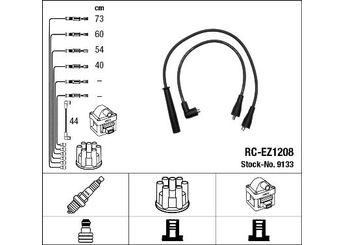 Buji Kablosu  NGK 9133  ZX0918140 ZX-09-18-140