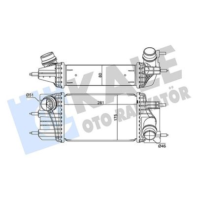 Turbo Radyatörü  Nissan Pulsar (C13M)(2014->)  VEKA 42-3112