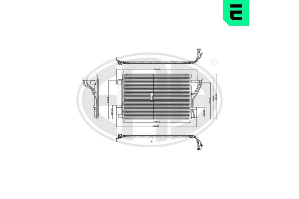 Klima Radyatörü  Kia Cerato Coupe (TD)(2011->)  ERA 667351
